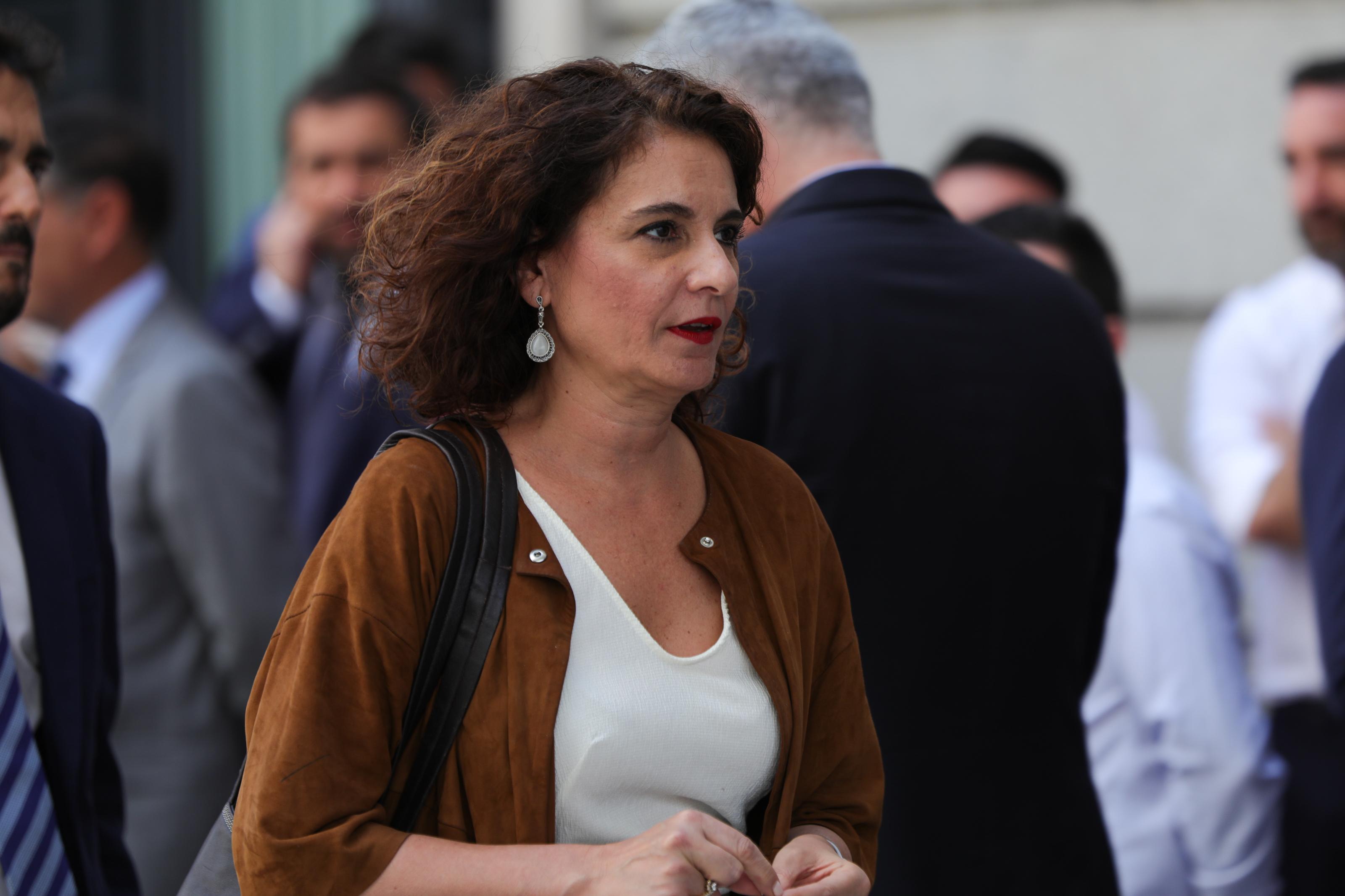  La ministra de Hacienda en funciones, María Jesús Montero