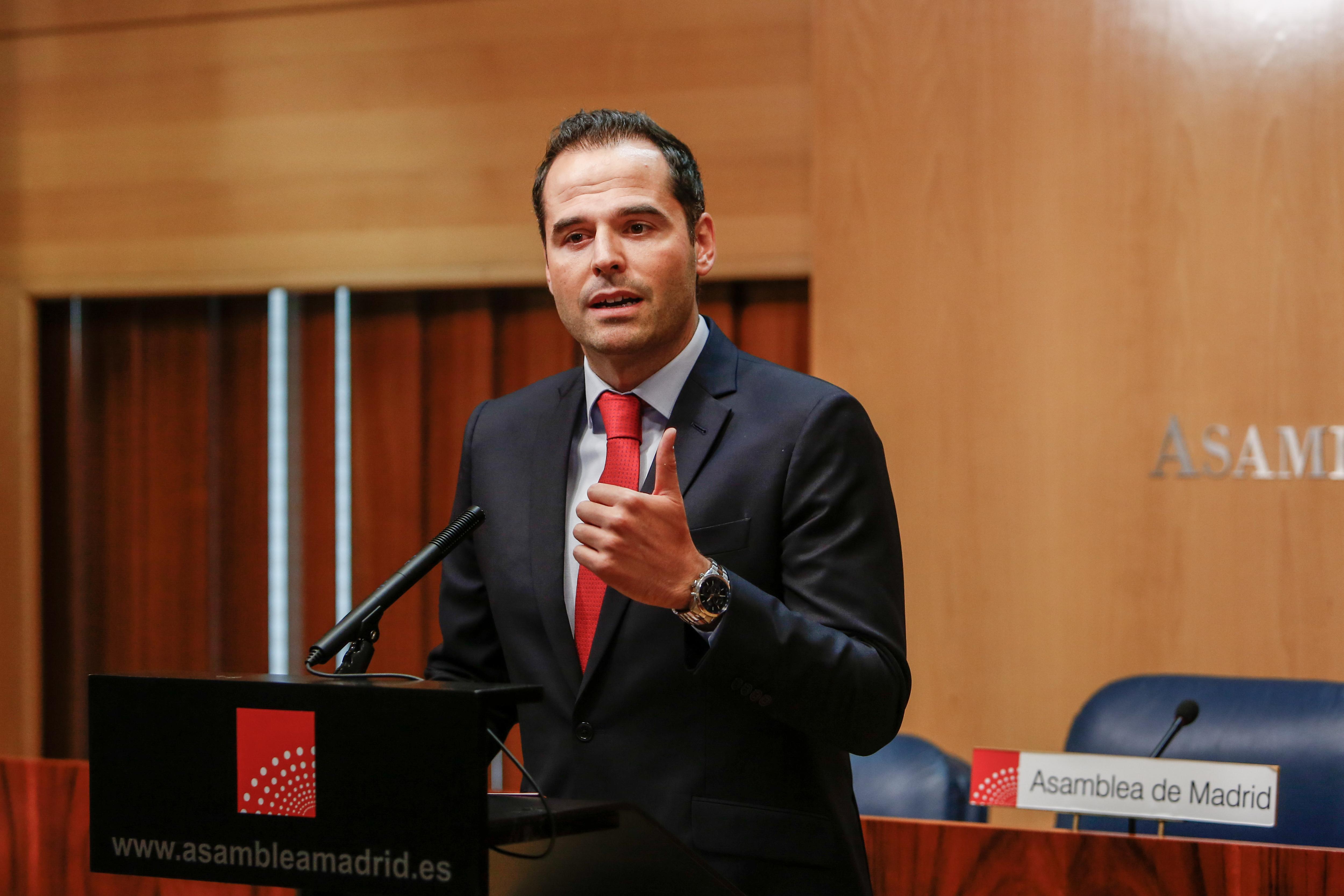 El líder de Ciudadanos en la Comunidad de Madrid, Ignacio Aguado.