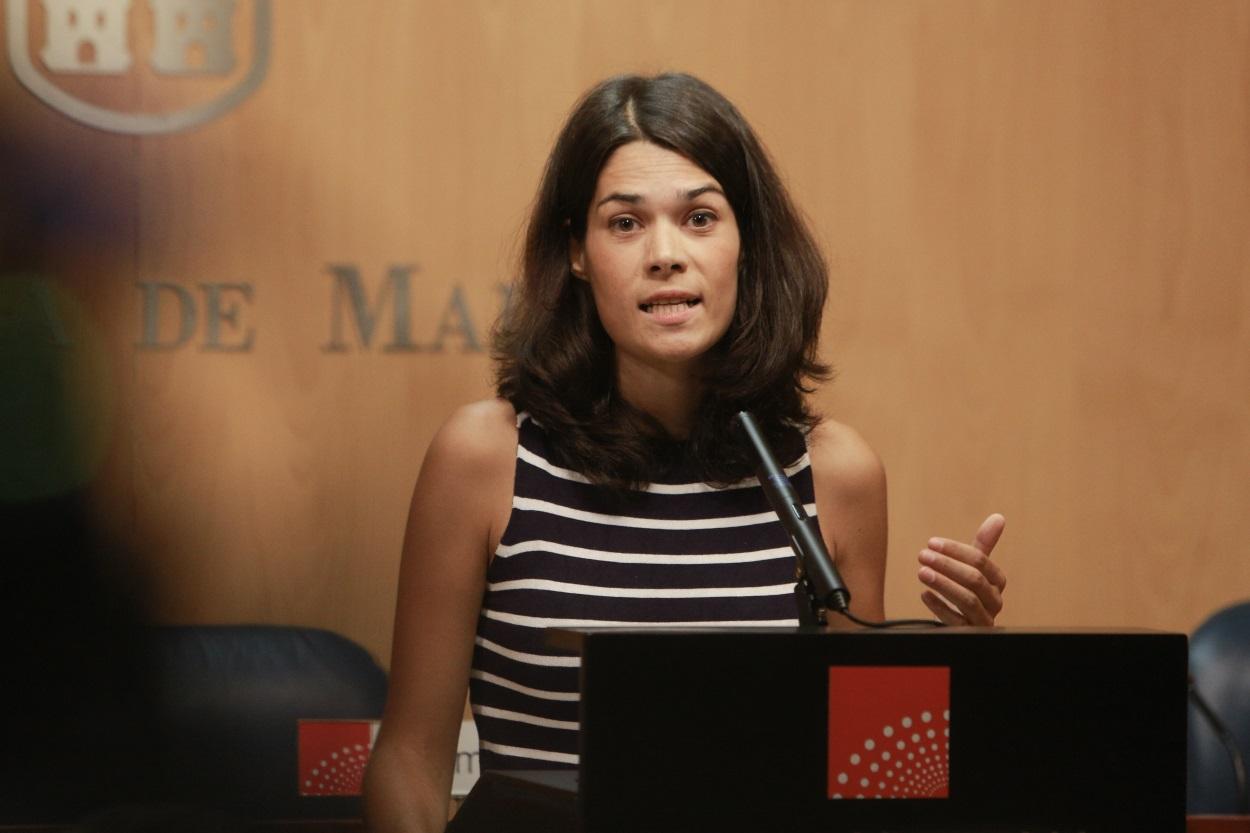 La portavoz de Unidas Podemos en la Asamblea de Madrid, Isa Serra. 