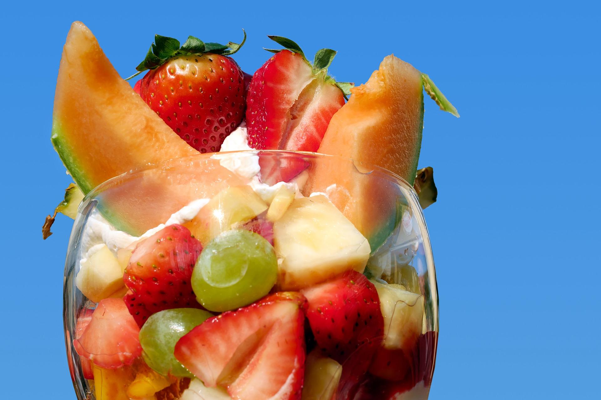 Macedonia de frutas. Fuente: Pixabay.