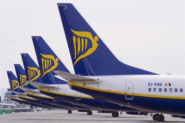 Aviones de Ryanair. Fuente: EP.