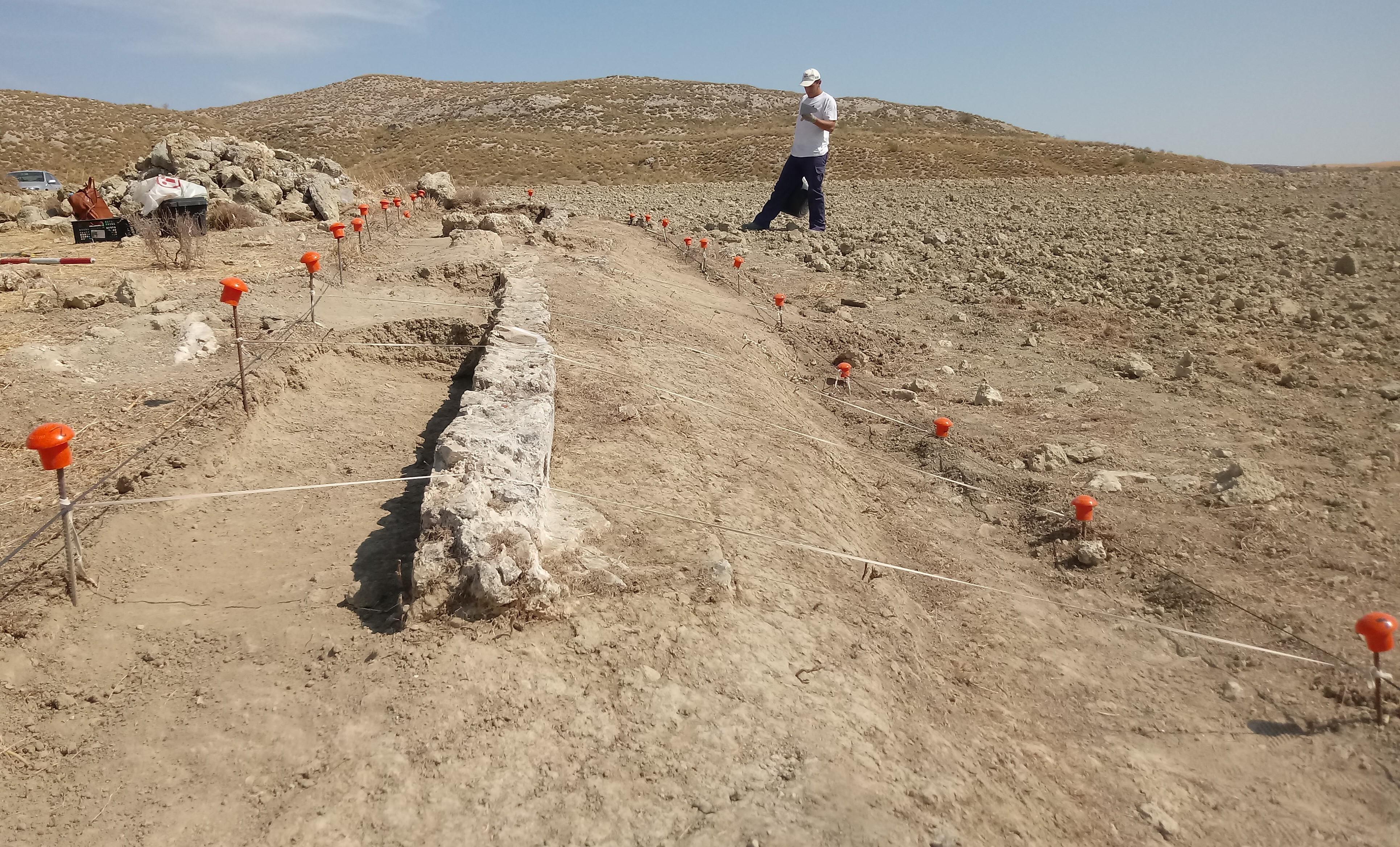 Acueducto de Caraca excavadas el año pasado.