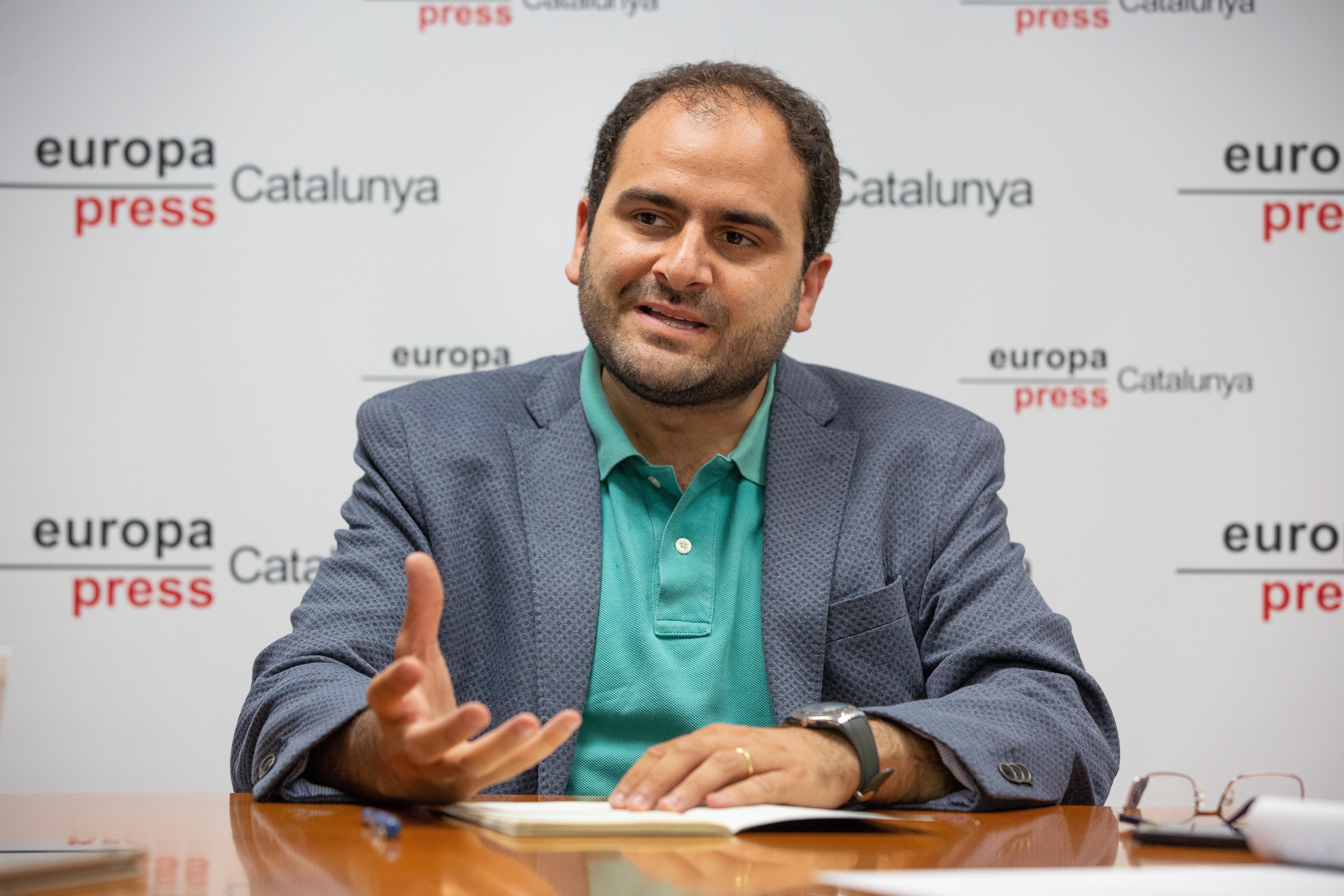 El presidente de Societat Civil Catalana (SCC), Fernando Sánchez Costa. Fuente: EP.