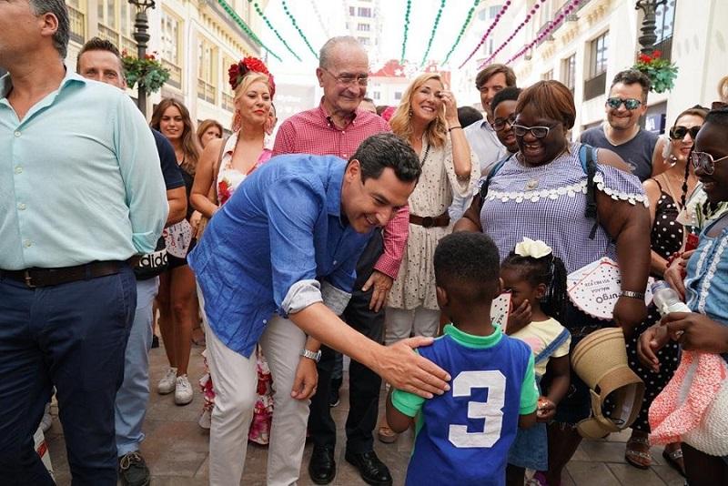 El presidente de la Junta en la feria