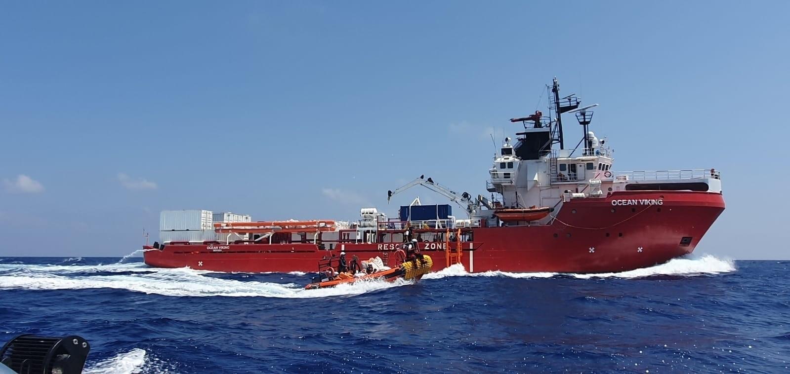 EuropaPress 2328829 Barco de rescate 'Ocean Viking' de MSF y SOS Mediterranée