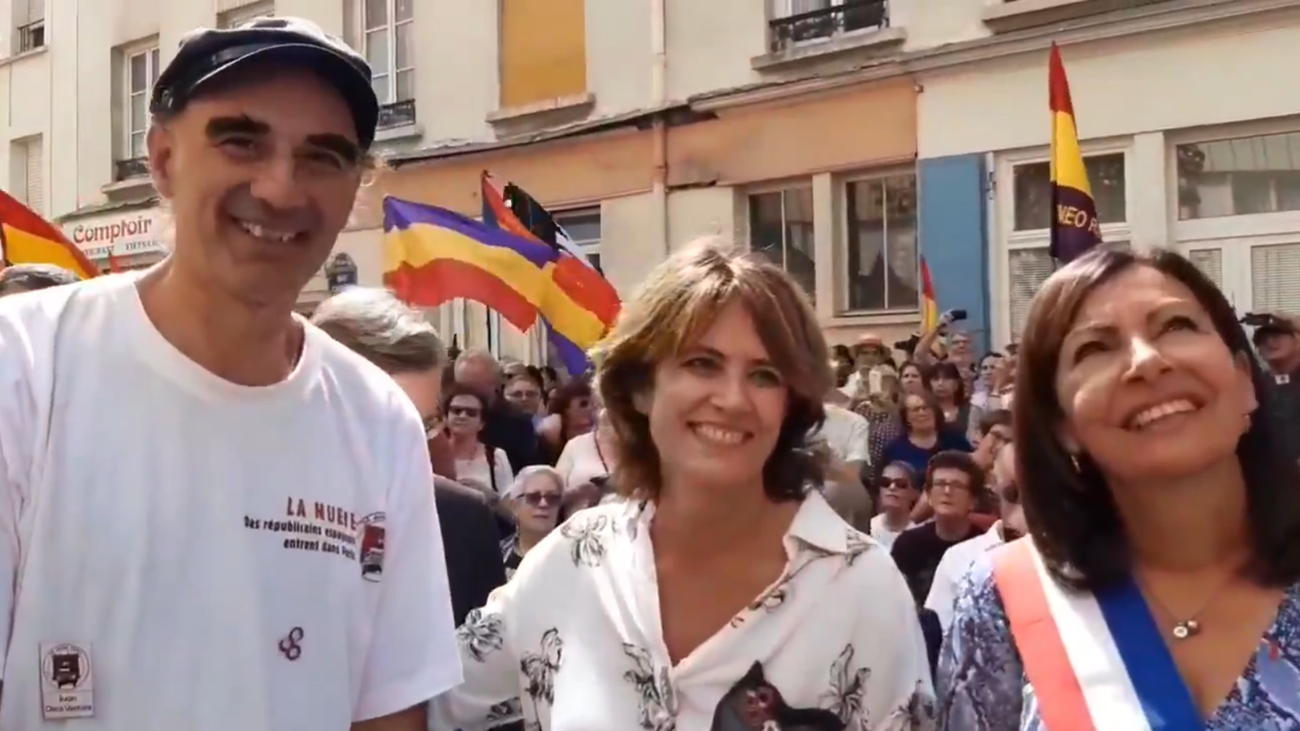 Dolores Delgado durante el homenaje 