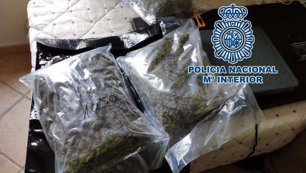 Droga intervenida en una operación policial