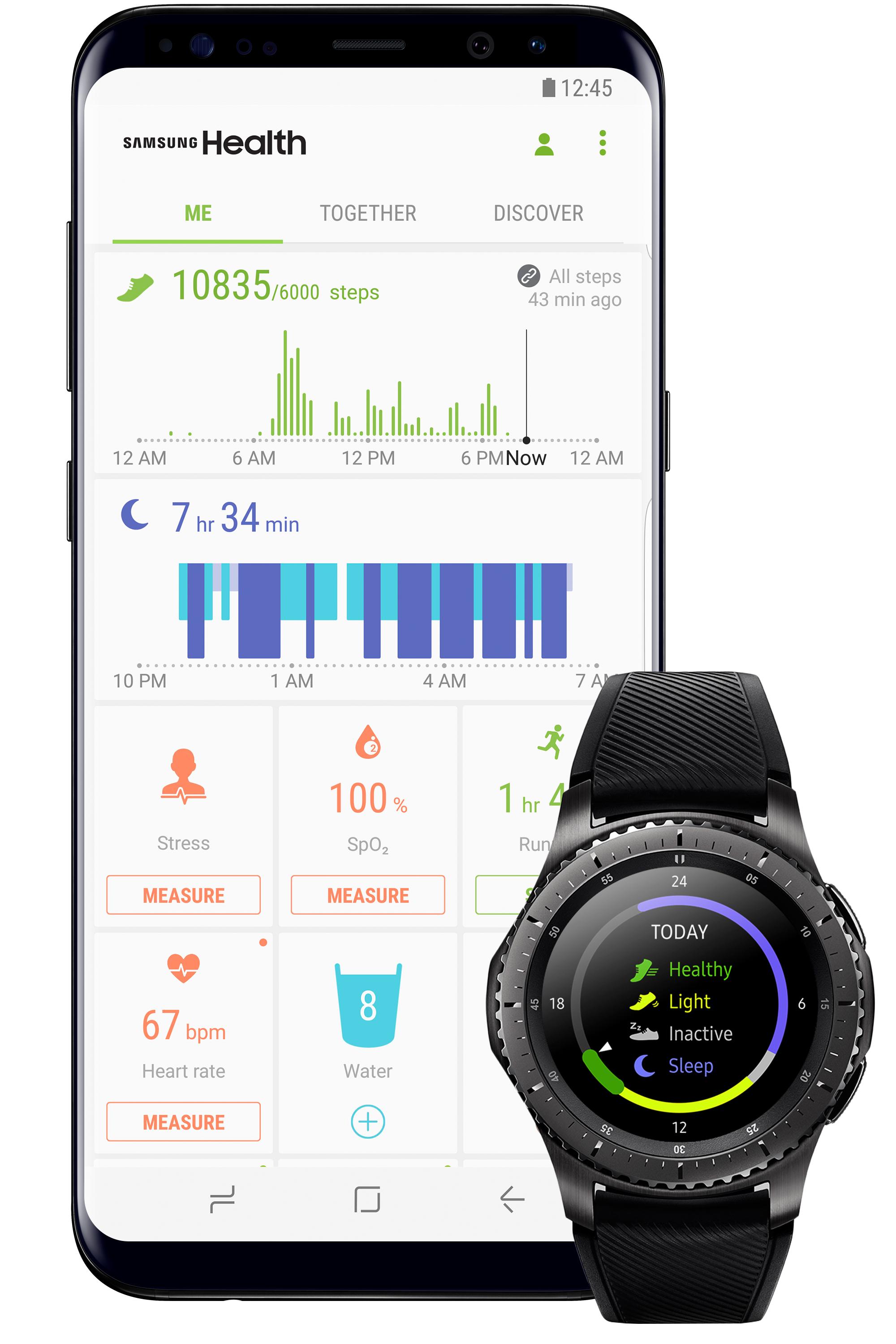 Samsung Health puede conectarse con tu reloj inteligente