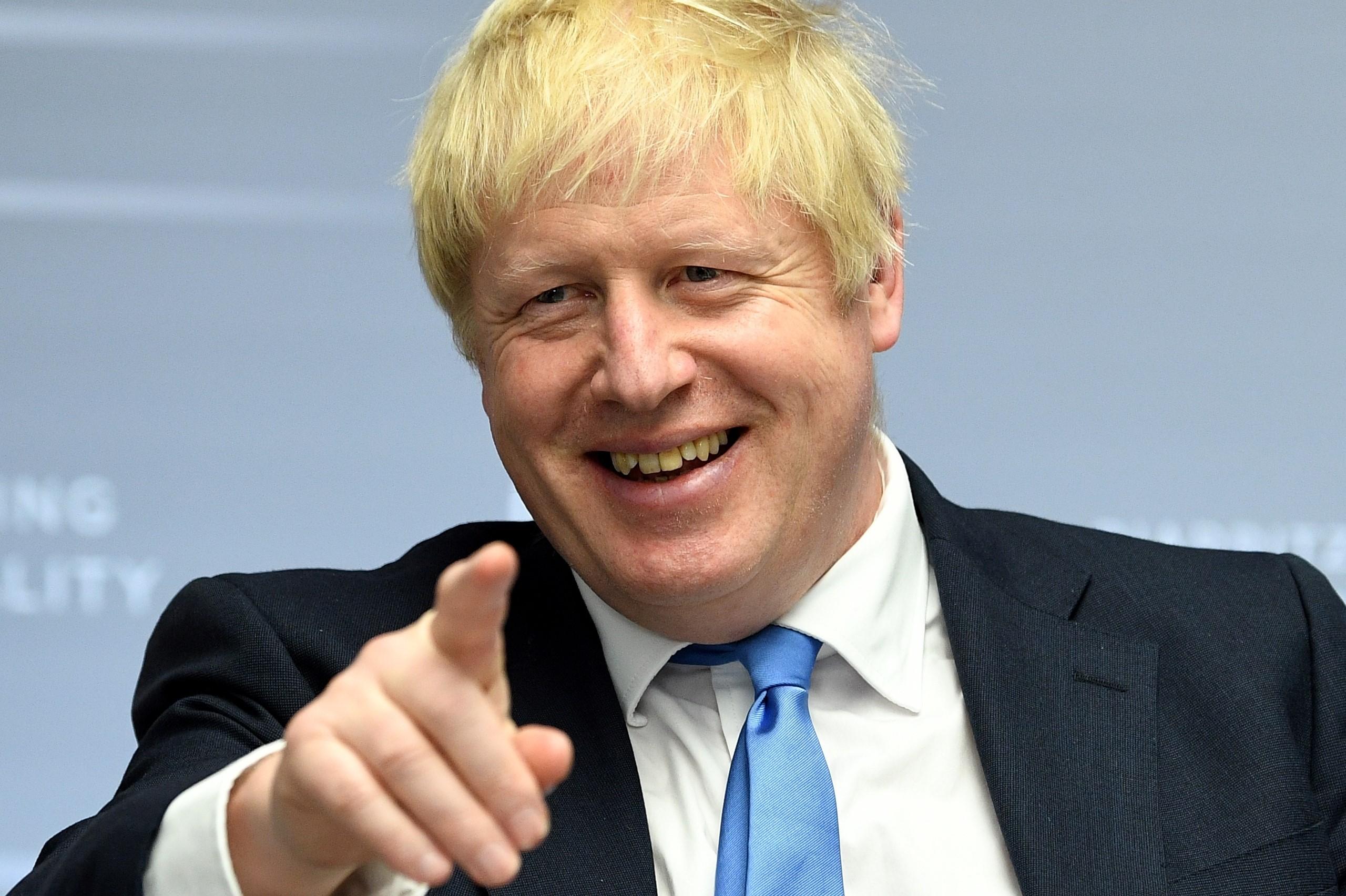 El primer ministo británico Boris Johnson
