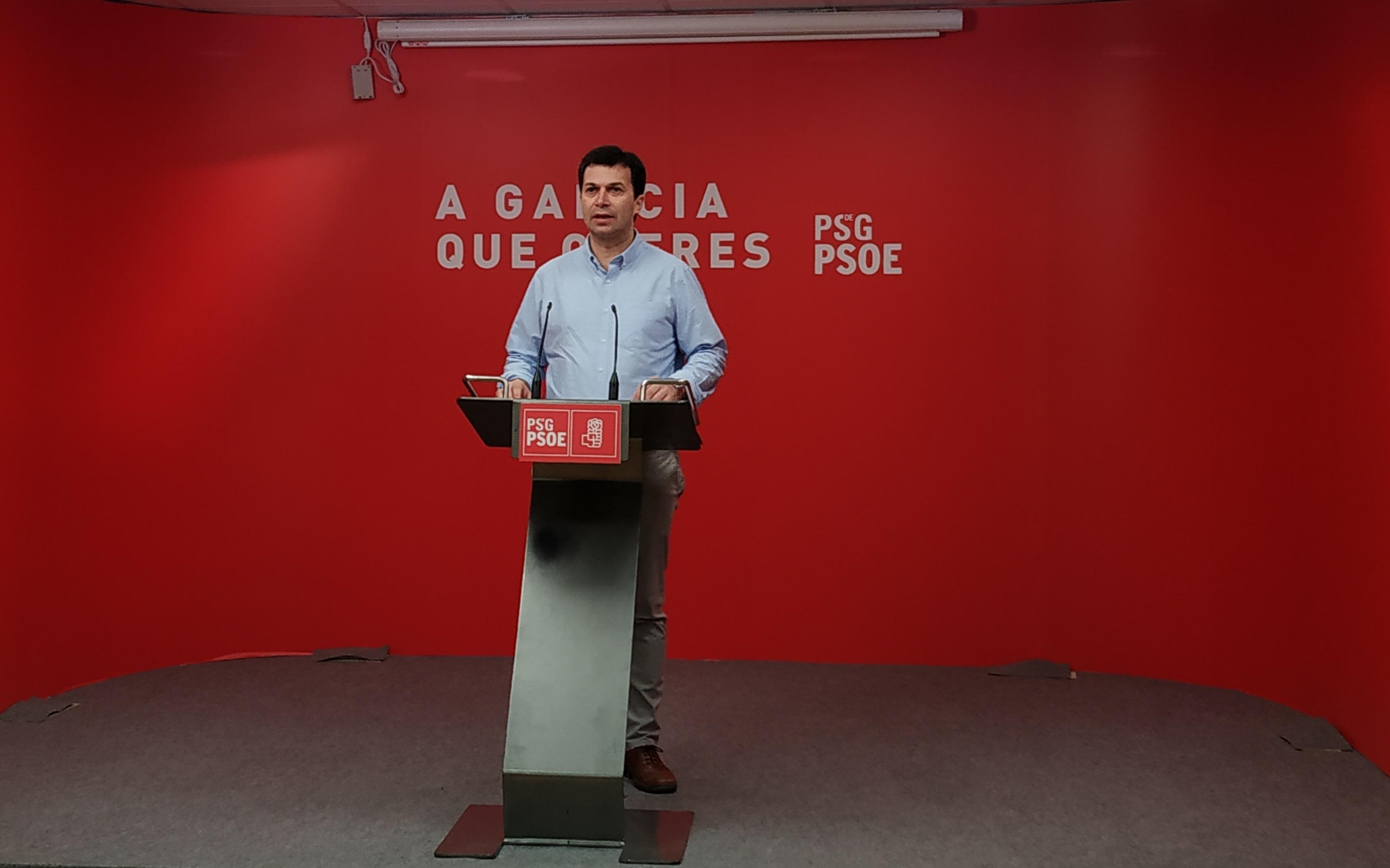 Gonzalo Caballero durante la rueda de prensa