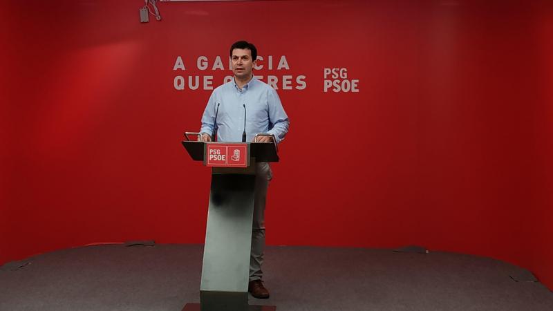 Gonzalo Caballero durante la rueda de prensa