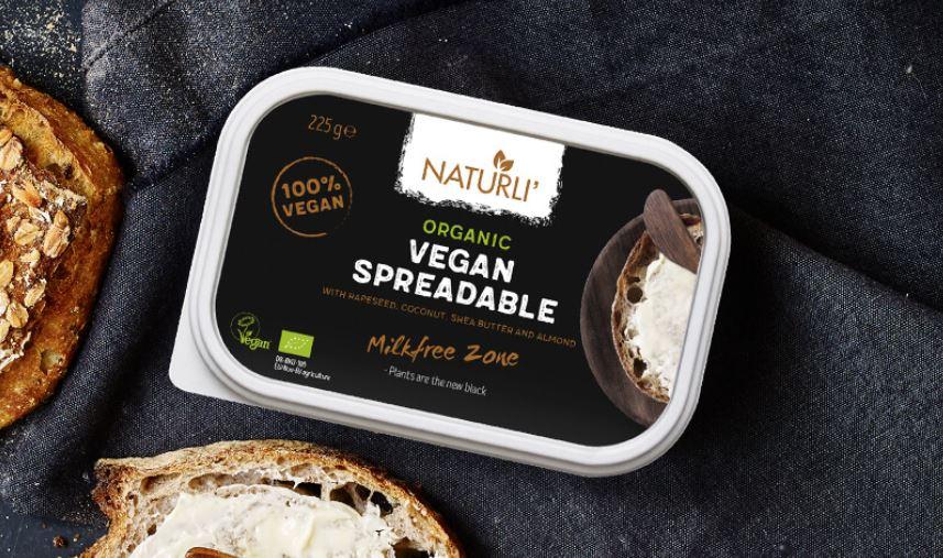 Se ha descubierto la presencia de leche de vaca en una mantequilla vegana de la marca Naturli 