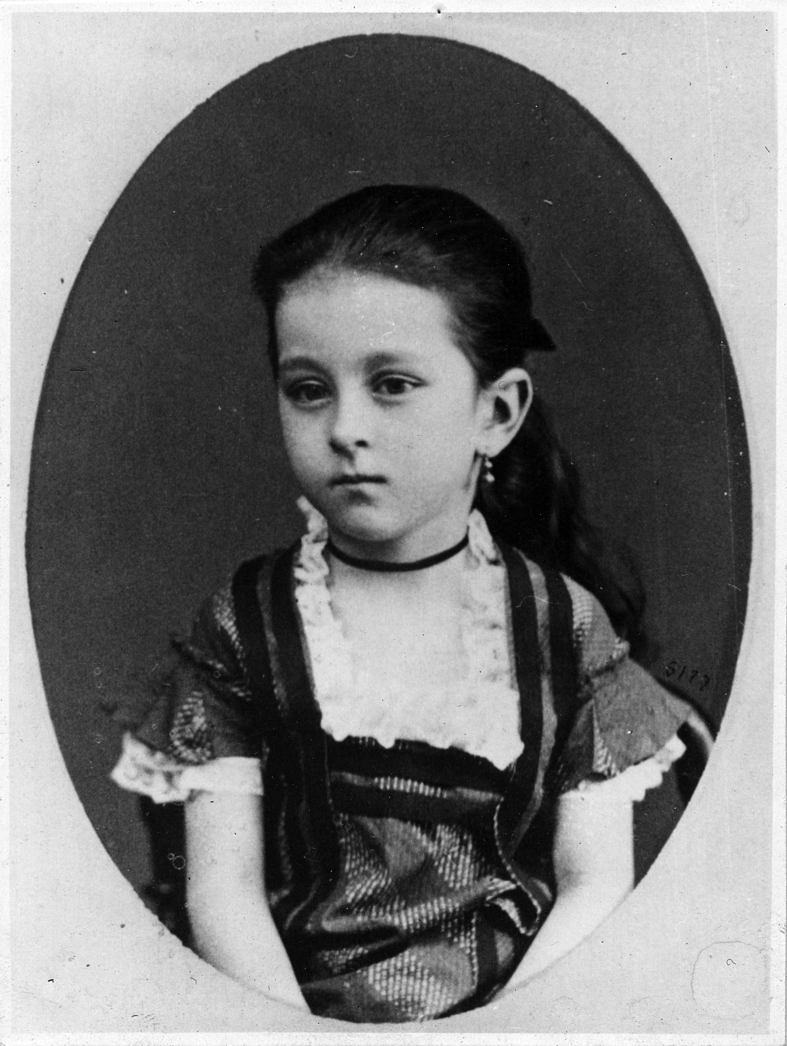 La pequeña María Goyri. Fundación Ramón Menéndez Pidal. 