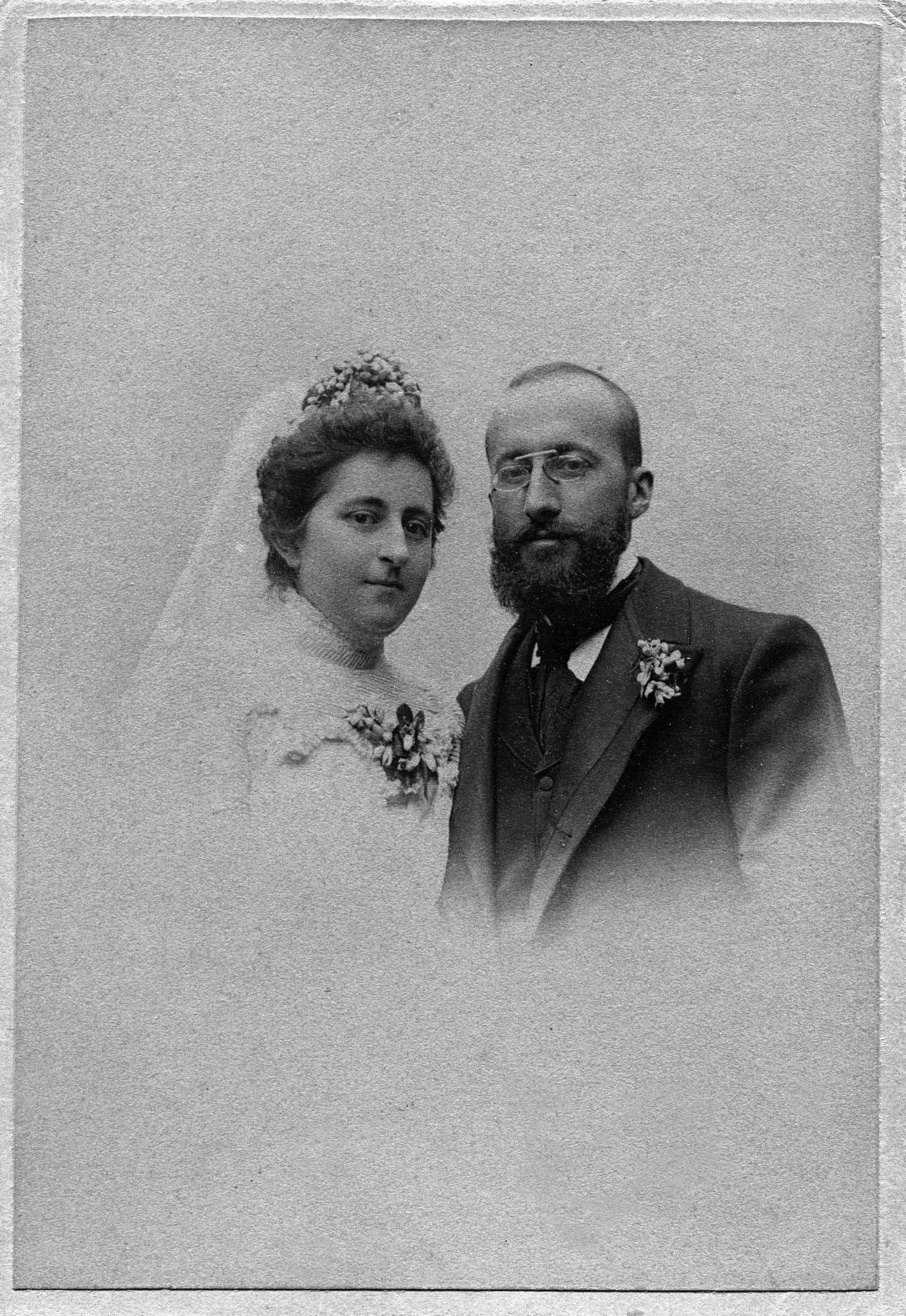 Fotografía de la boda de María Goyri. Fundación Ramón Menéndez Pidal.