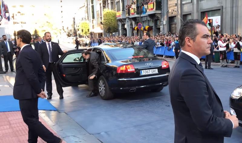 Mariano Rajoy a su llegada a los Premios Príncipe de Asturias 2017