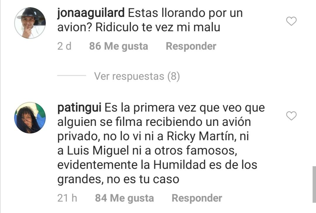 Respuesta avión Maluma Respuesta avión Maluma