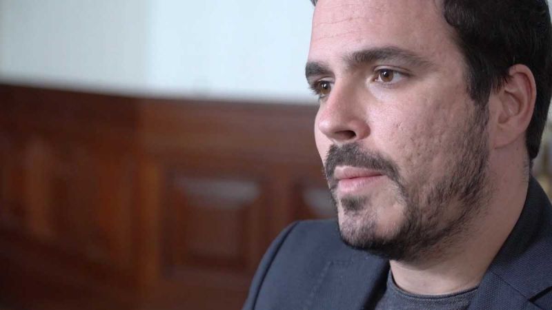 Alberto Garzón, coordinador federal de Izquierda Unida y diputado de Unidos Podemos