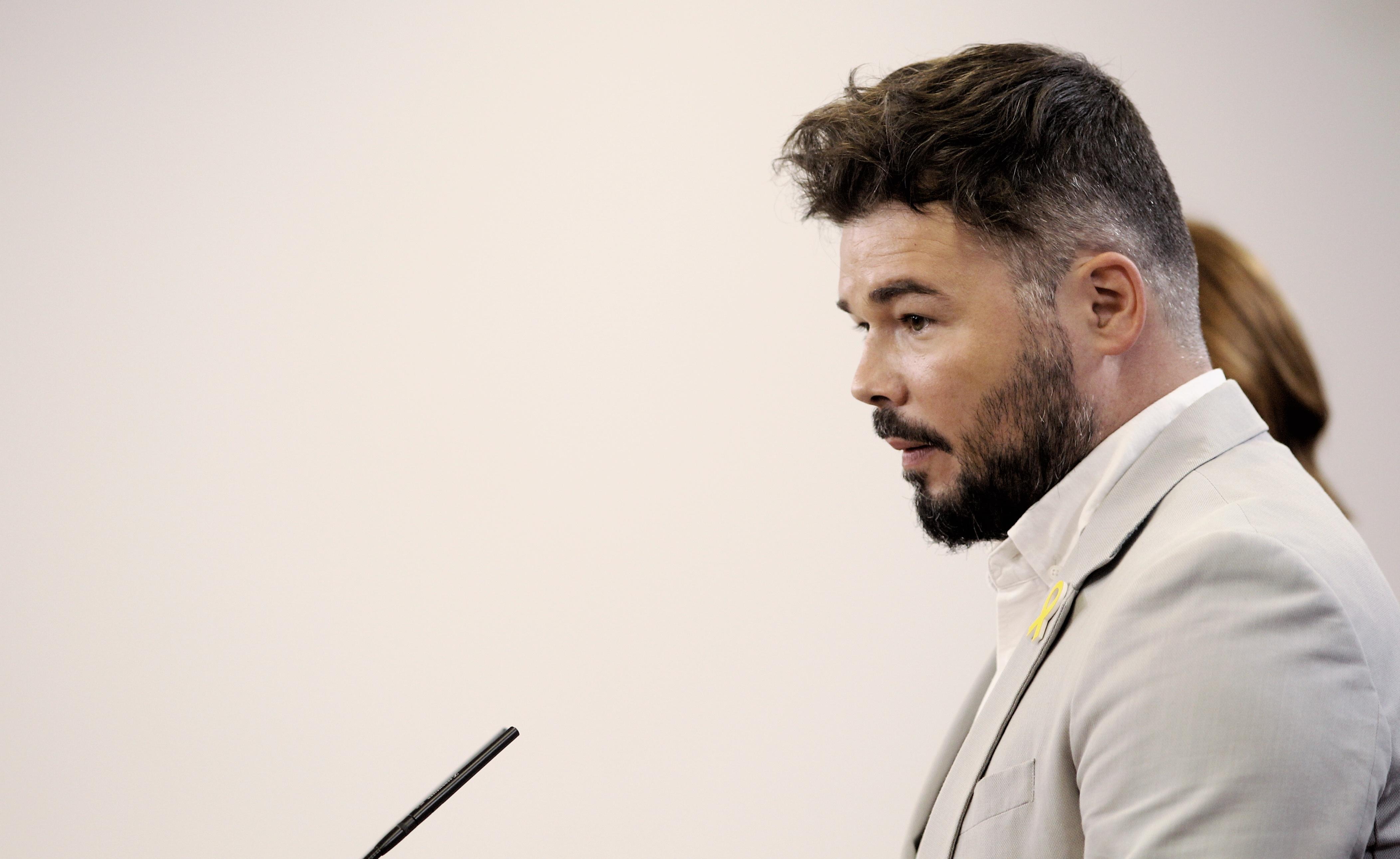 Gabriel Rufián en el Congreso de los Diputados