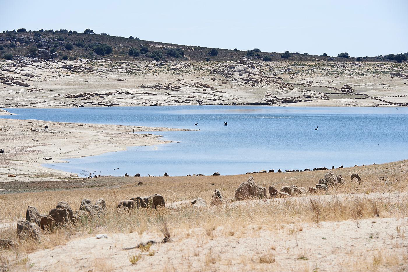 Un embalse en situación crítica.