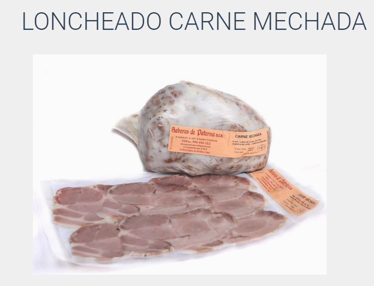 Loncheado de Carne Mechada de Sabores de Paterna