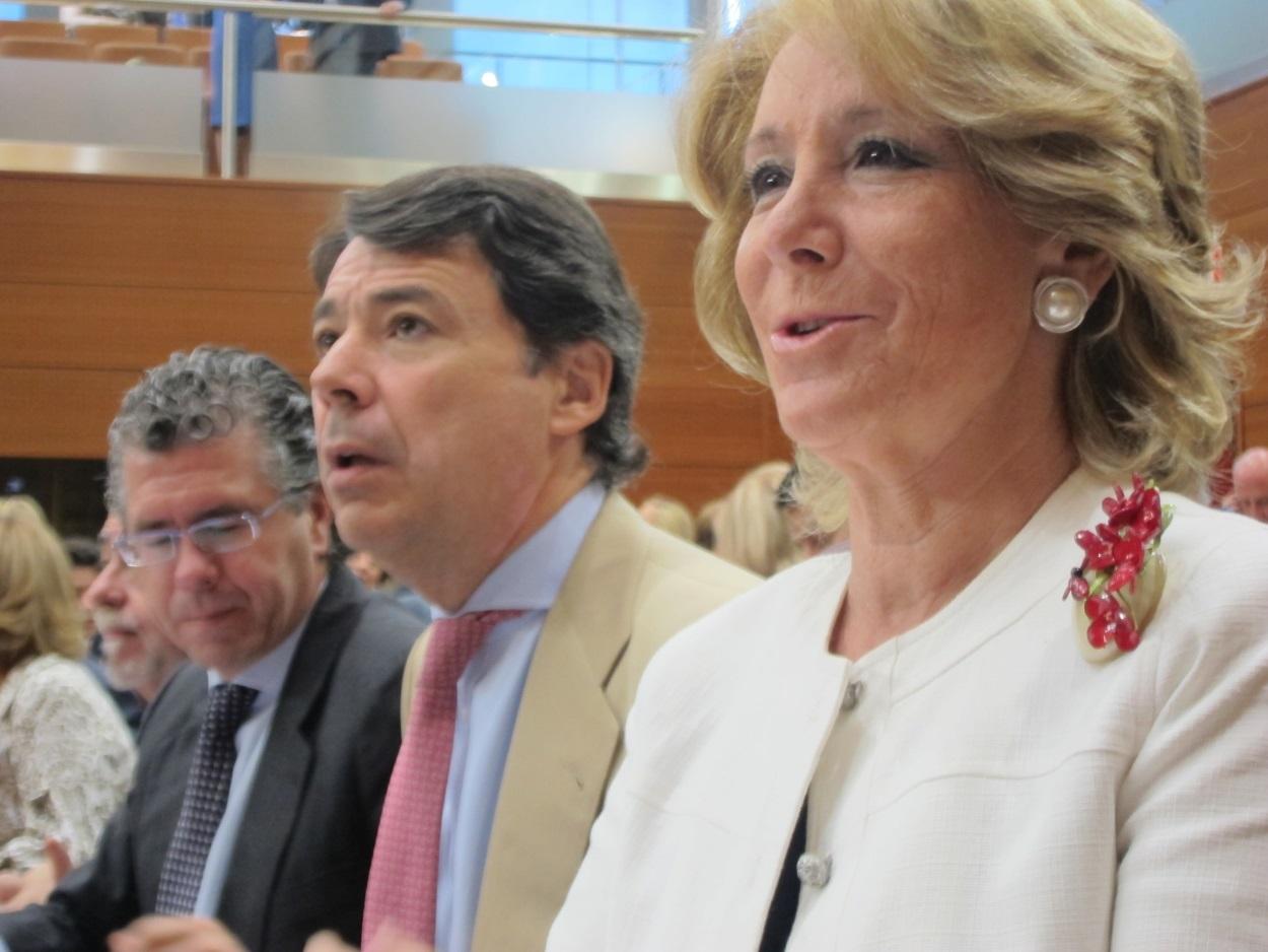 Esperanza Aguirre, Ignacio González y Francisco Granados