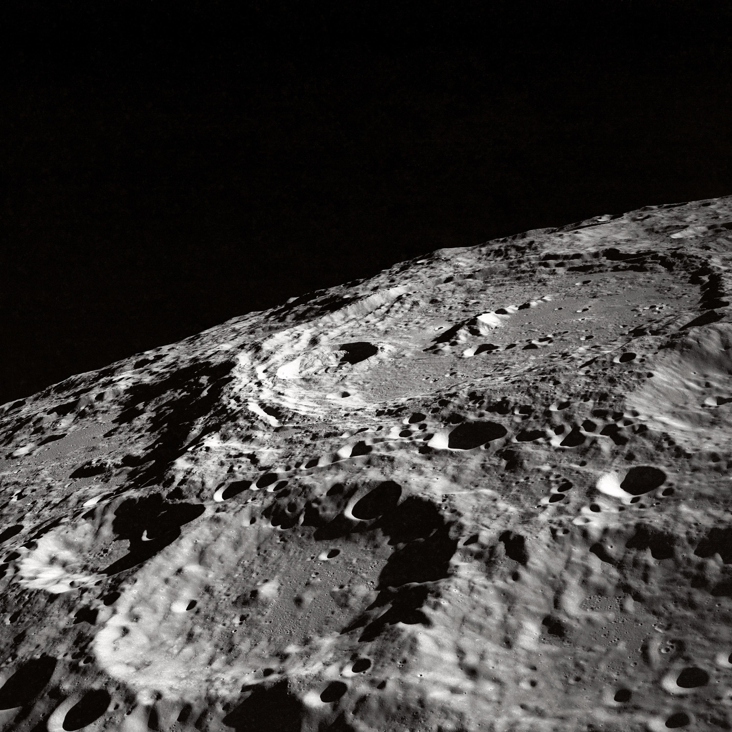 Superficie de la Luna. Foto: NASA