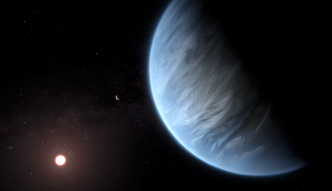 Encuentran agua en la atmosfera de un exoplaneta potencialmente habitable image 380