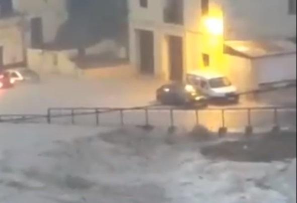 Lluvias torrenciales en Ontinyent