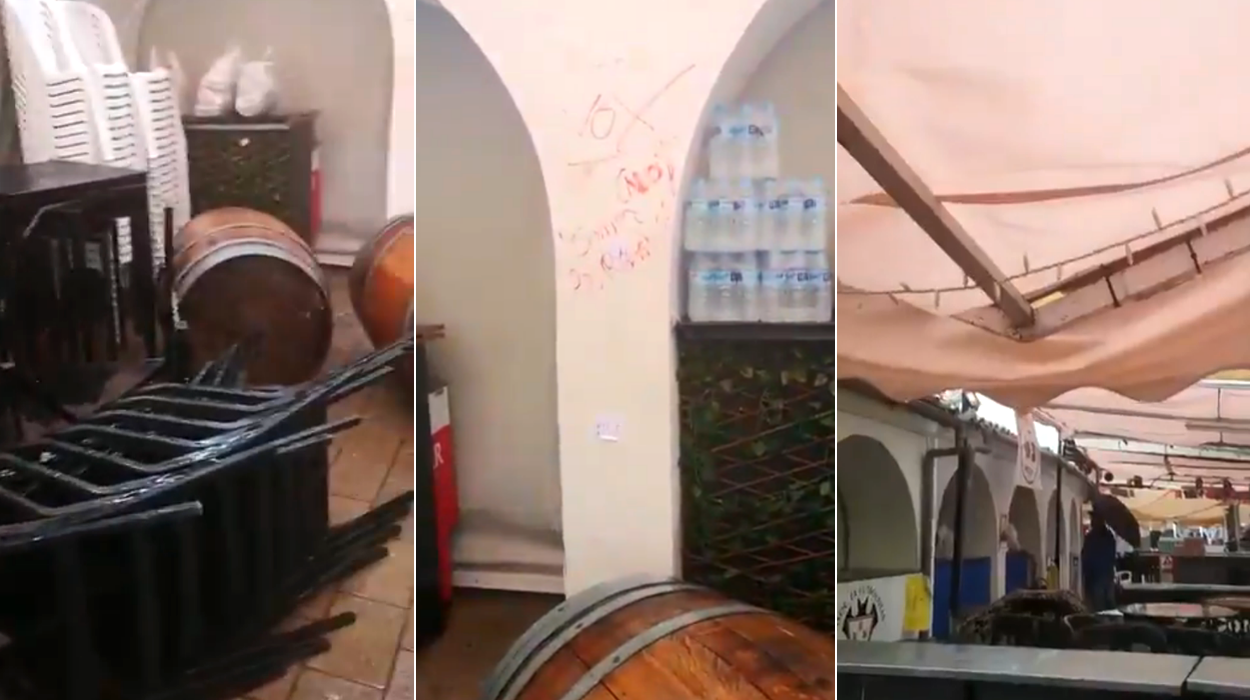 Captura del vídeo de denuncia de Vox Albacete. Twitter