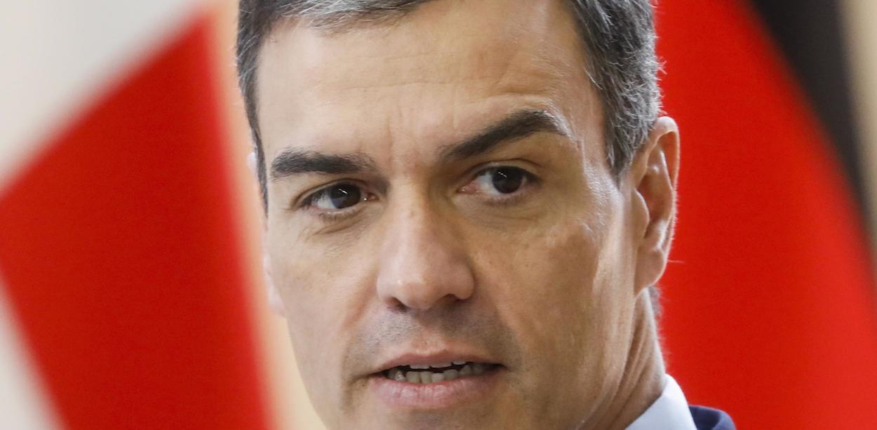 Pedro Sánchez, presidente en funciones. TIERRY ROGE/DPA-EP
