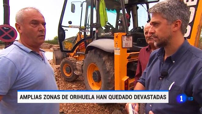 Carlos Franganillo en Orihuela. Fuente: RTVE.