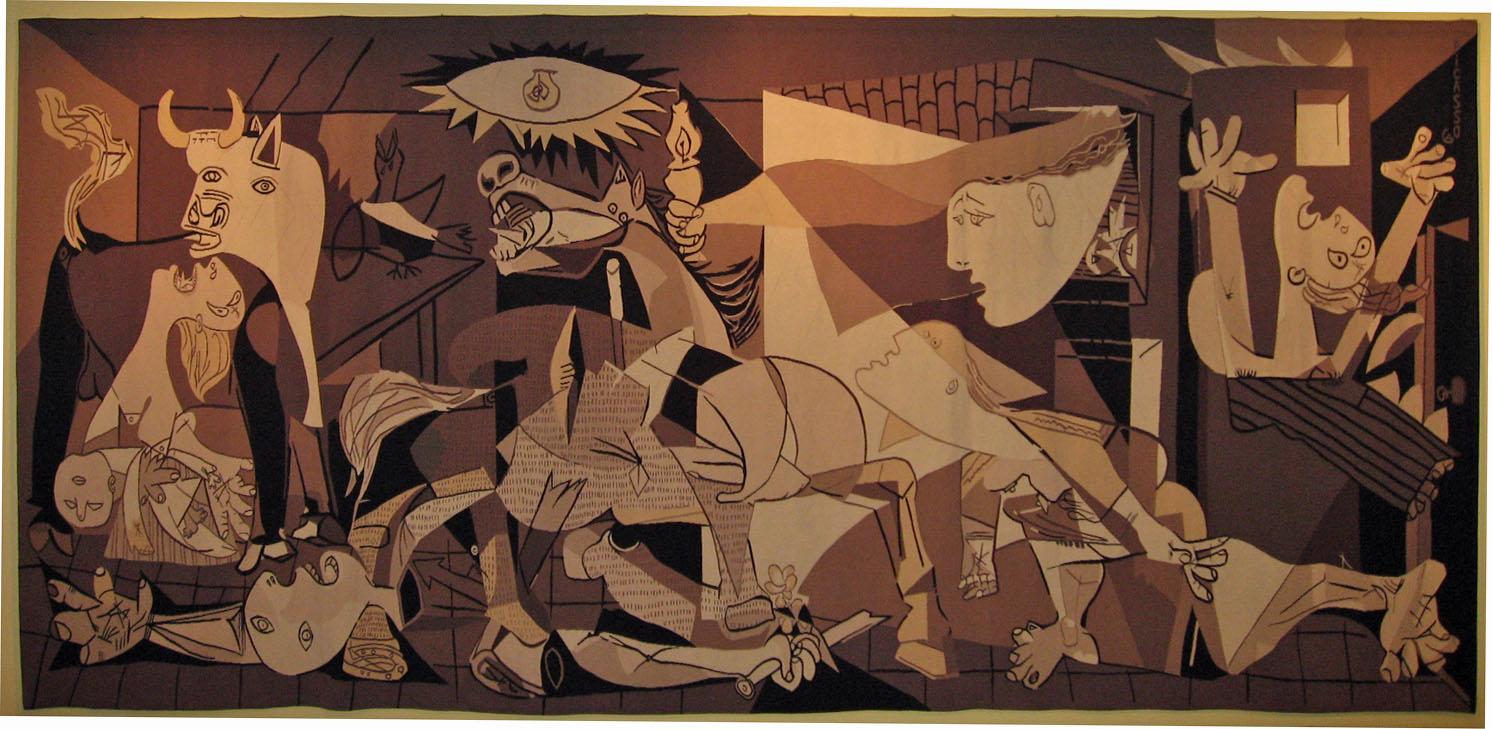 Cuadro del Guernica, de Pablo Picasso. 