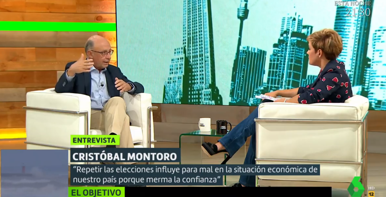 Entrevista de Cristina Pardo a Cristóbal Montoro