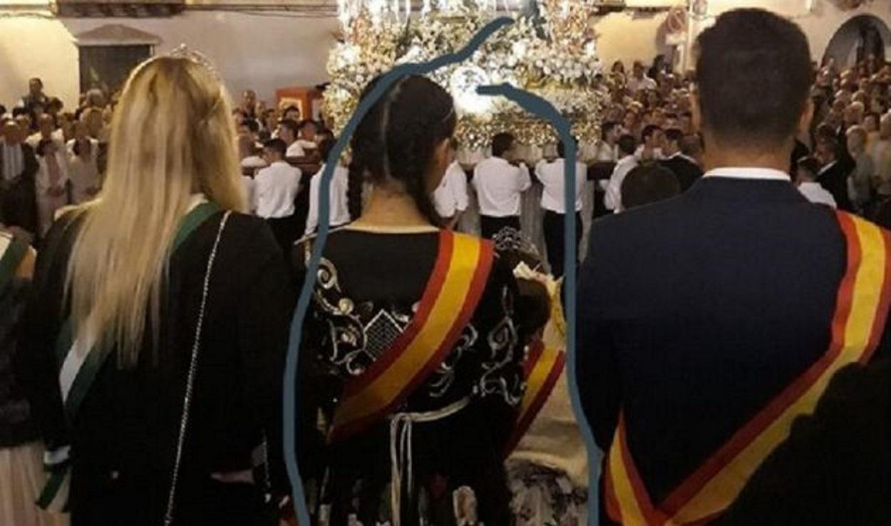 La reina de las fiestas de Otura que ha sido atacada por Vox por ser marroquí. Facebook