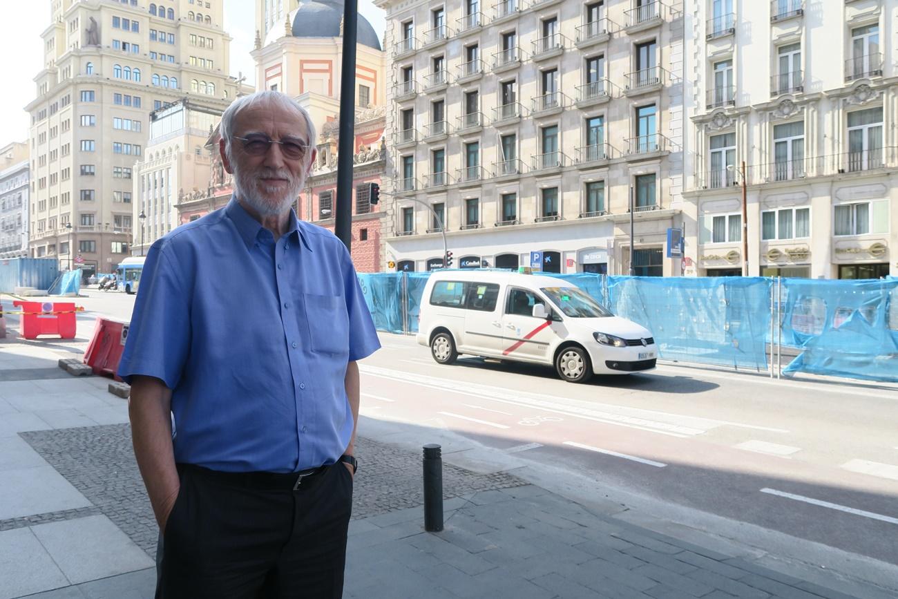 Jordi Folgado Ferrer, director general de la Fundación Vicente Ferrer, en Madrid. 