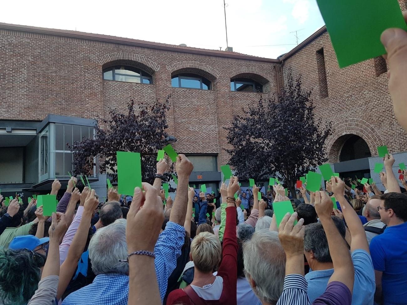 Asamblea de Más Madrid.