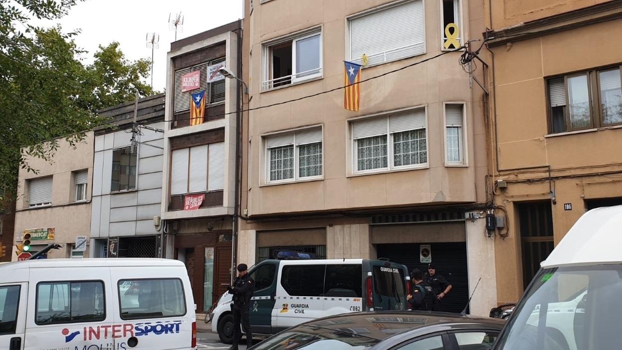 Operació de la Guàrdia Civil contra independentistes a Sabadell