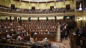 Vista del hemiciclo del Congreso de los Diputados
