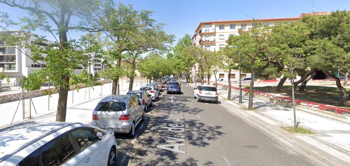 Imagen de la Avenida América, en el barrio de Torrero, Zaragoza. Google Maps