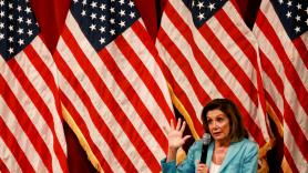 La presidenta de la Cámara de Representantes, la demócrata Nancy Pelosi.