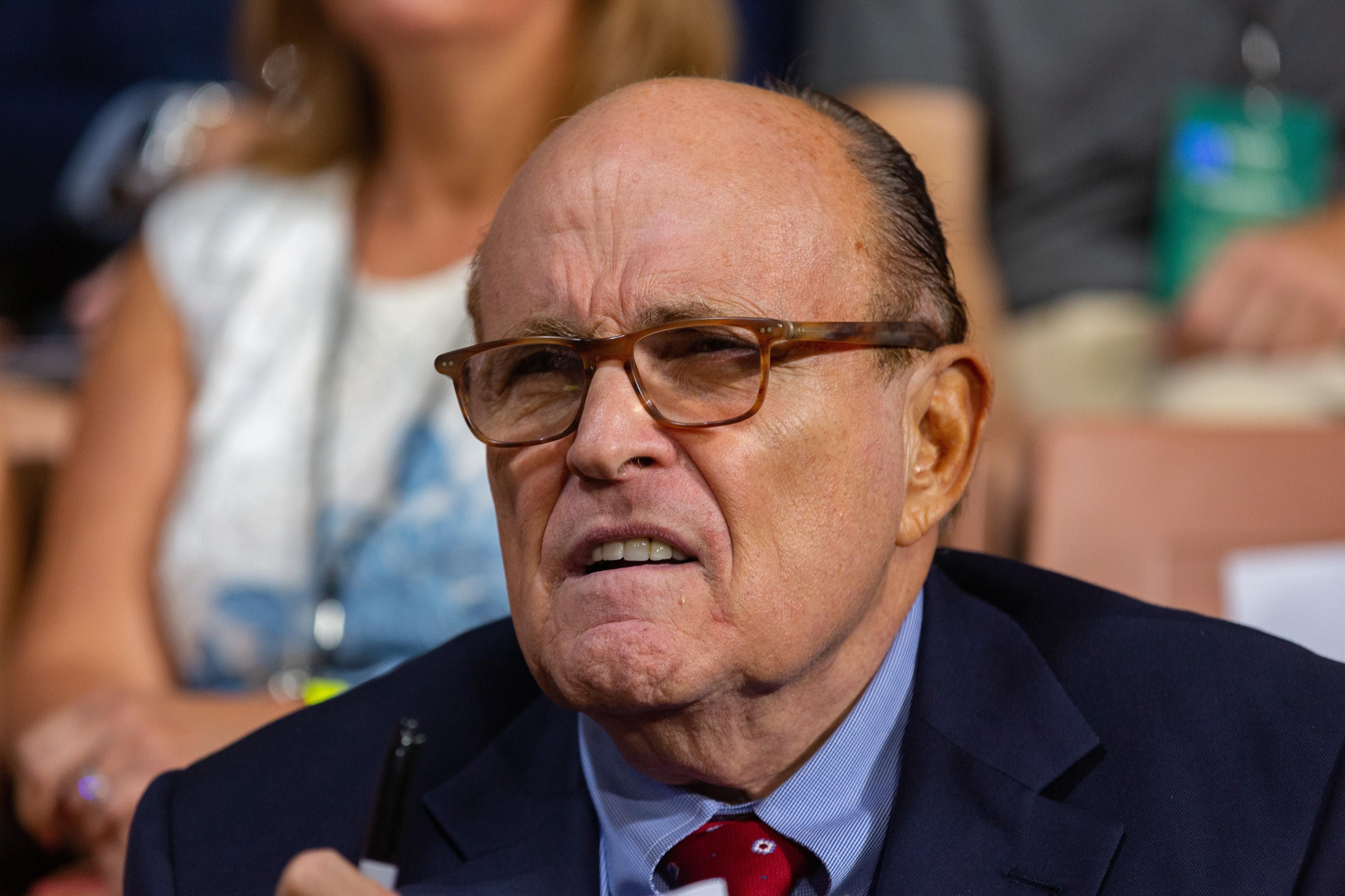 El abogado de Donald Trump y exalcalde de Nueva York, Rudolph Giuliani