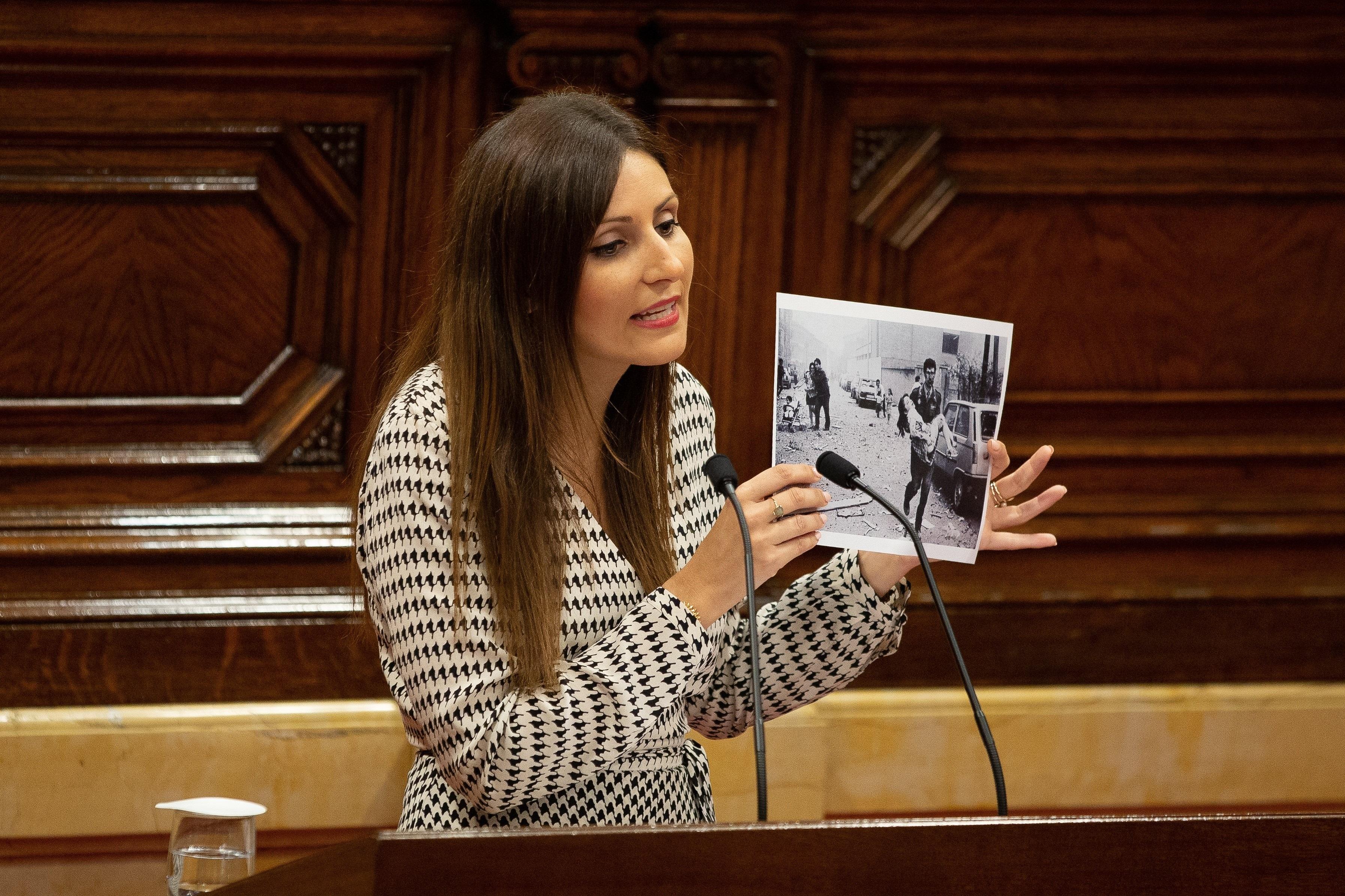 La líder de Ciudadanos en Catalunya, Lorena Roldán. Europa Press.
