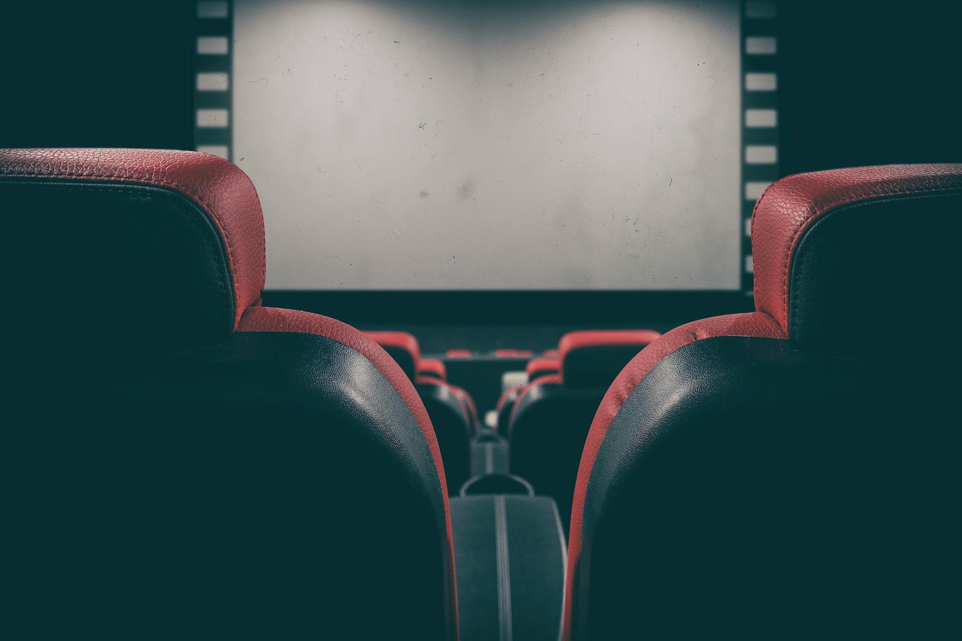 Una sala de cine. Pixabay