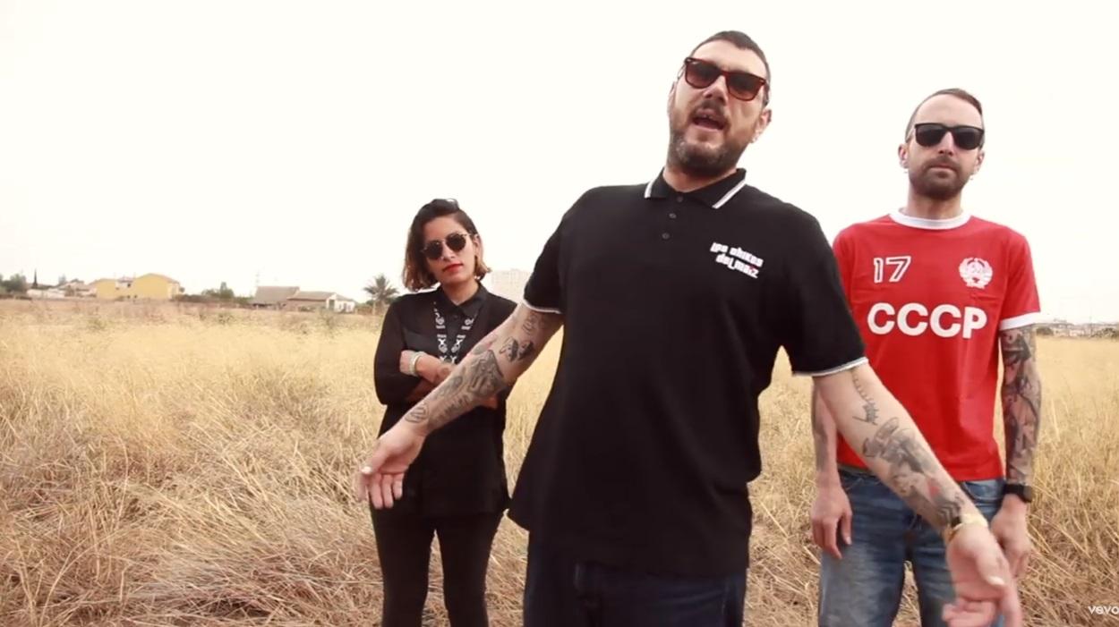 Los chikos del maíz durante su último videoclip