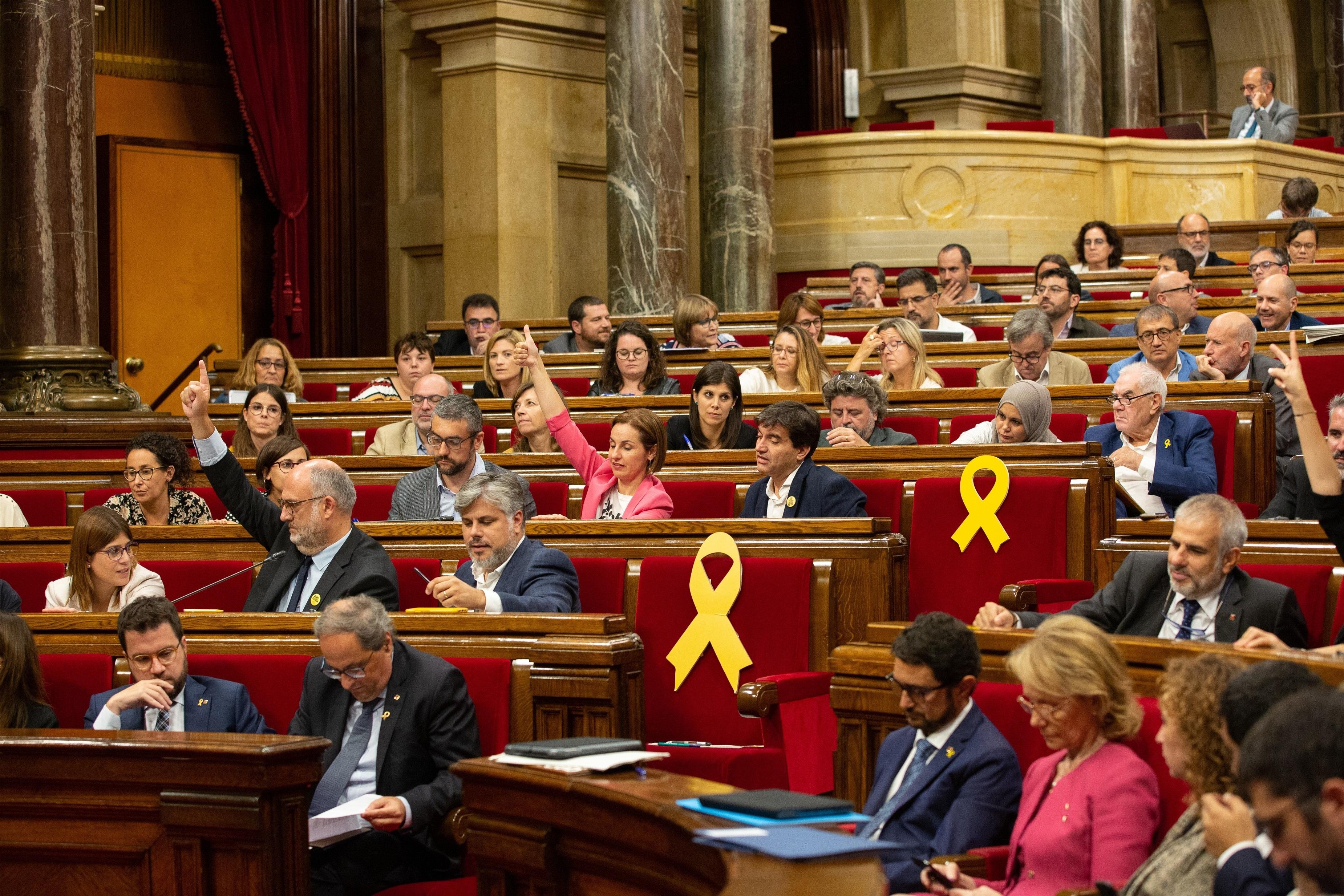 Segunda jornada del Debate de Política General en el Parlament. Europa Press.