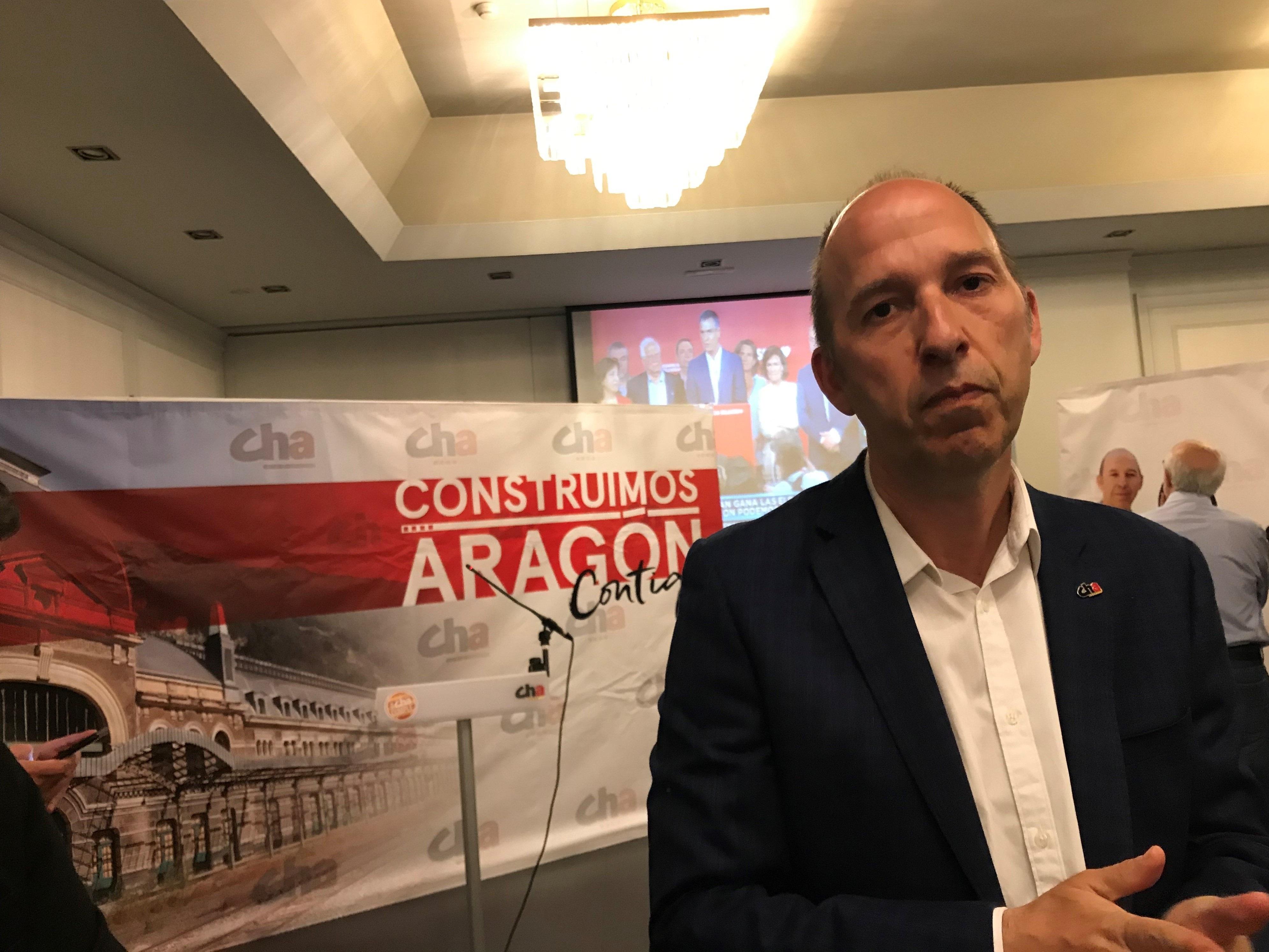 El candidato de CHA a la Alcaldía de Zaragoza Carmelo Asensio