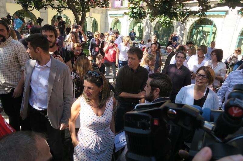 Íñigo Errejón durante la celebración del aniversario de UGT