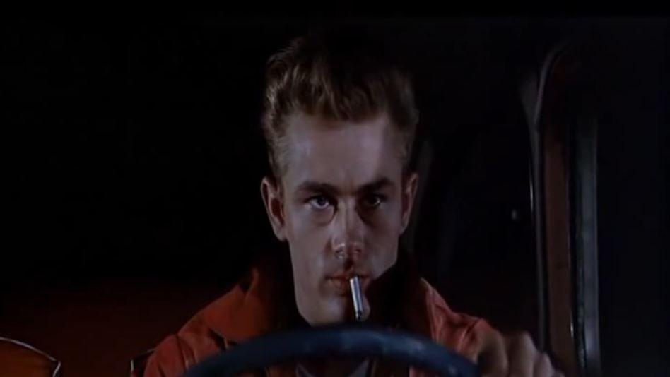 James Dean, en 'Rebelde sin causa'