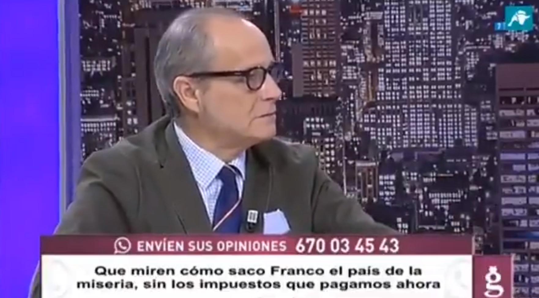 Eduardo García Serrano en el programa de José Javier Esparza