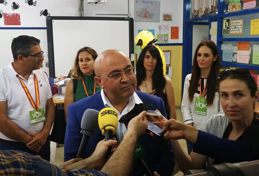 Juan José Bonilla, portavoz de Vox en El Ejido. TELEALMERIANOTICIAS.ES